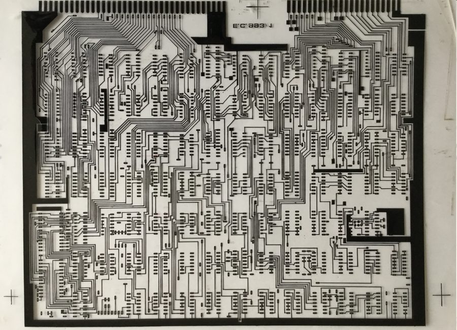 全て手描きで作成したフォトマスク